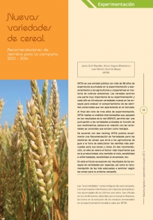 Nuevas variedades de cereal
