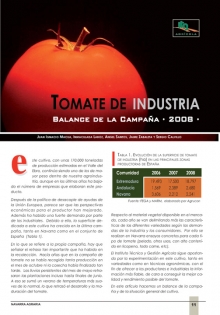 Tomate de industria. 