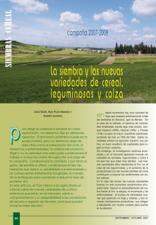 La siembra y las nuevas variedades