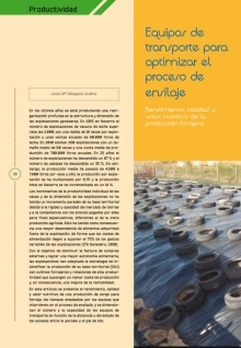 Equipos de transporte para optimizar el proceso de ensilaje