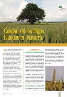 Calidad de los trigos blandos en Navarra 