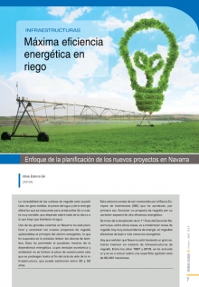 Máxima eficiencia energética en riego
