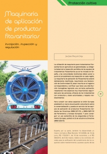 Maquinaria de aplicación de productos fitosanitarios