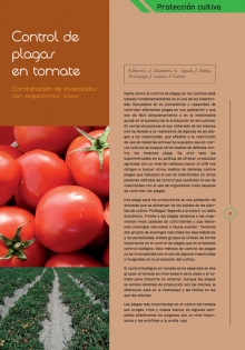 Control de plagas en tomate.