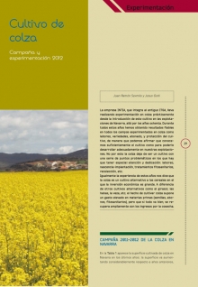 Campaña y experimentación