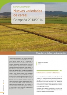Nuevas variedades de cereal. 