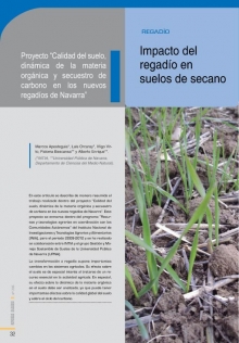 Impacto del regadío en suelos de secano