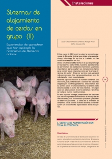 Sistemas de alojamiento de cerdas en grupo