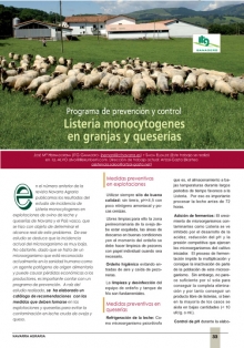 Listeria monocytogenes en granjas y queserías