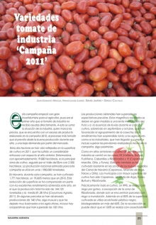 Variedades de tomate de industria