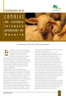 Caracterización de los canales de cordero 