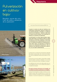 Pulverización en cultivos bajos