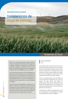 Instalaciones de riego en parcela