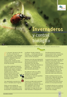 Invernaderos y control biológico