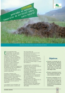 Lixiviados generados en montones temporales de estiércol