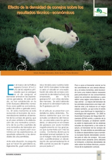 Efecto de la densidad de conejos