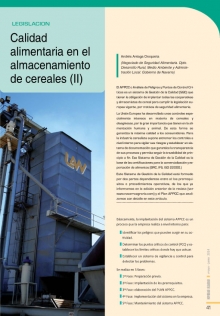 Calidad alimentaria en el almacenamiento de cereales (II)