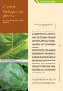 Control Biológico de Plagas en Hortícolas al aire libre