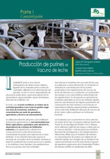 Producción de purines en vacuno de leche