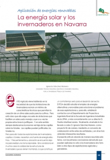 Aplicación de energías renovables