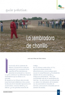 La sembradora de chorrillo.