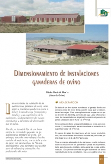 Dimensionamiento de instalaciones ganaderas