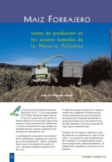 Costes de producción en los secanos húmedos