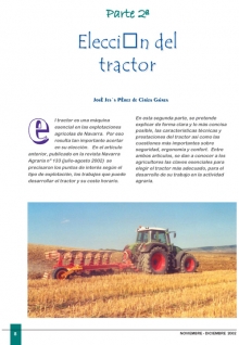 Elección del tractor