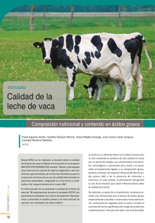 Calidad de la leche de vaca