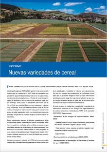 Nuevas variedades de cereal