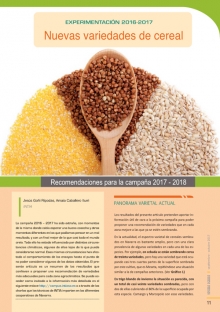 Nuevas variedades de cereal. 