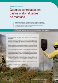 Quemas controladas en pastos