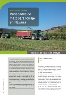 Variedades de maíz para forraje en Navarra