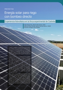 Energía solar para riego con bombeo directo
