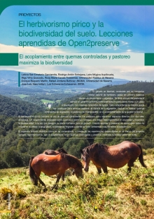 El herbivorismo pírico y la biodiversidad del suelo.