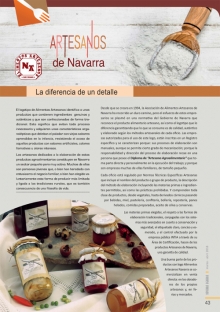 Alimentos artesanos de Navarra