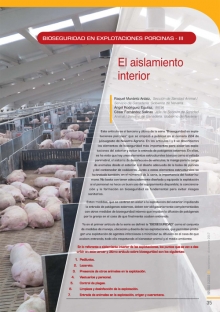El aislamiento interior en explotaciones porcinas