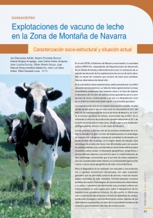 Explotaciones de vacuno de leche. 