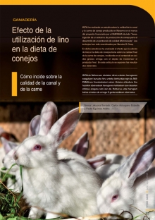 Efecto de la utilización de lino en la dieta de conejos