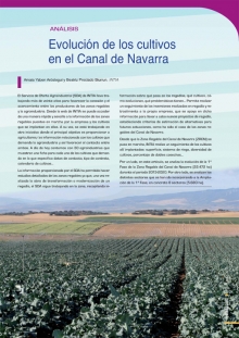 Evolución de los cultivos en el Canal de Navarra