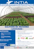 Próximas Jornadas INTIA: Sartaguda: “Jornada demostrativa en Invernaderos. Cultivos de invierno – lechugas”