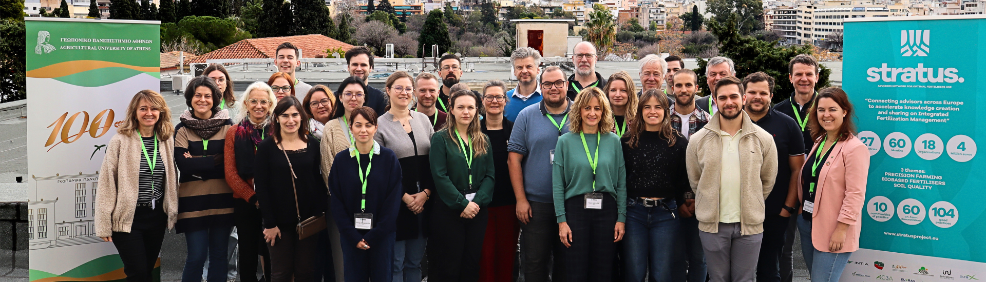 Foto de grupo en Atenas