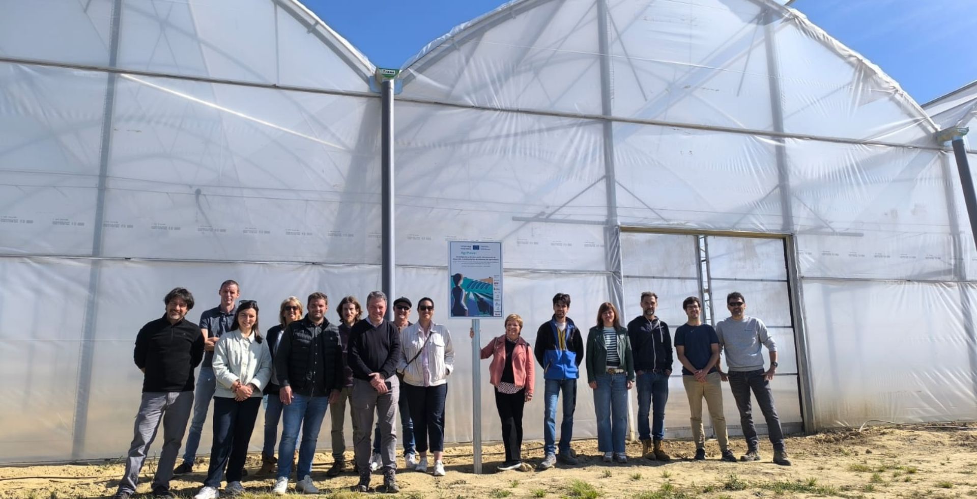 La finca experimental de INTIA en Cadreita acoge al consorcio del proyecto AgriPower