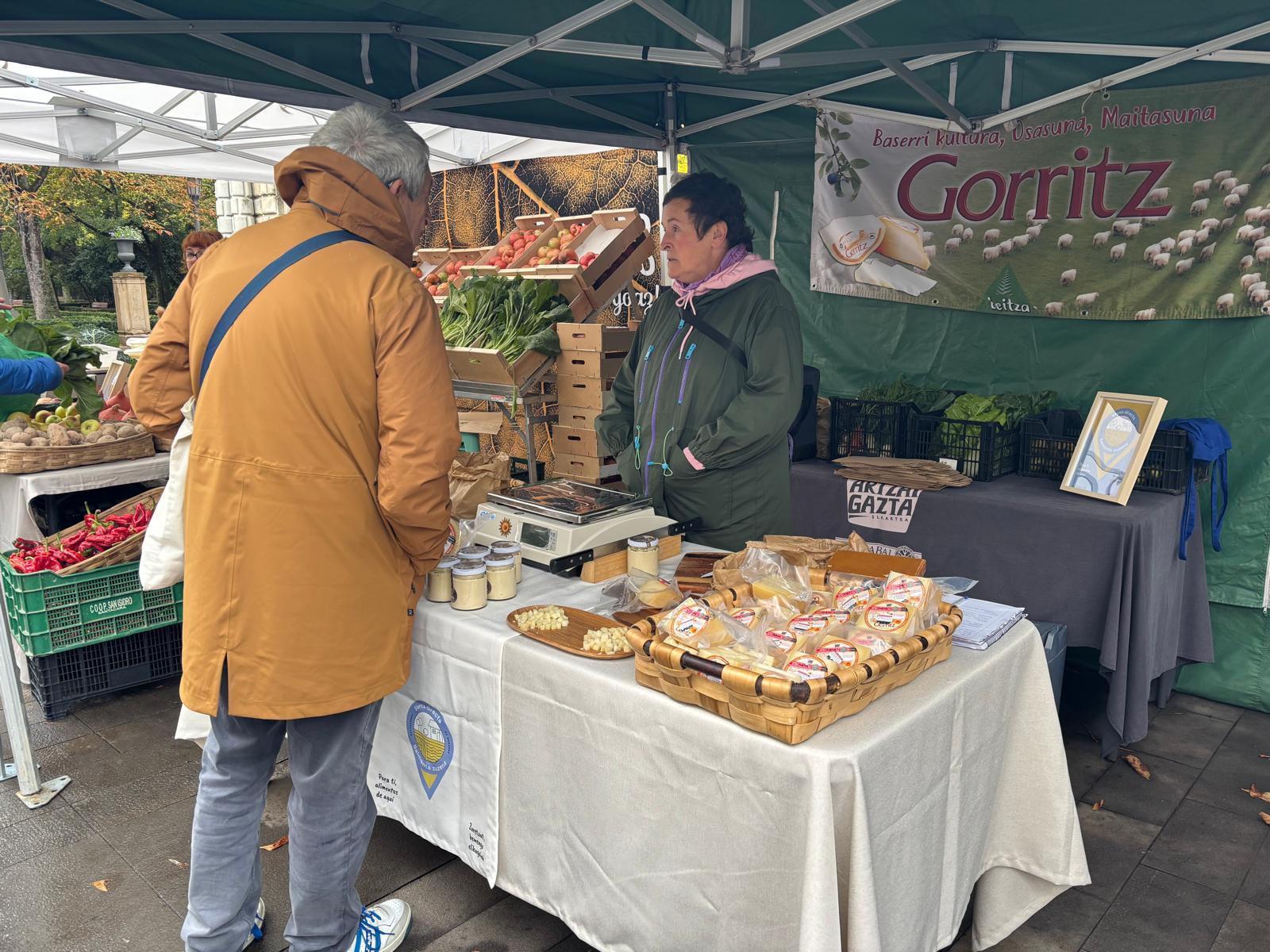 Un puesto de Basotxoa