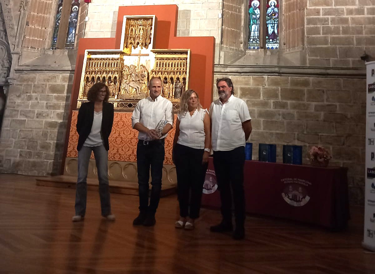 Momento de la entrega de premios 