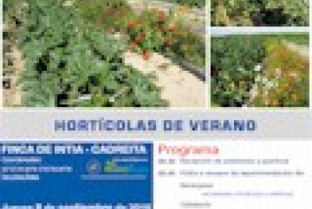 Próxima Jornada Demostrativa INTIA - hortícolas de verano