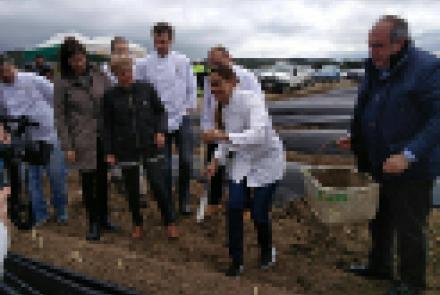 INTIA-Reyno Gourmet presentes en la Cata del Primer Espárrago de Navarra que dio comienzo a la temporada