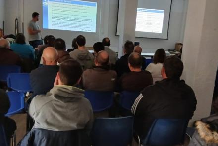 foto en la finca experimental de sartaguda