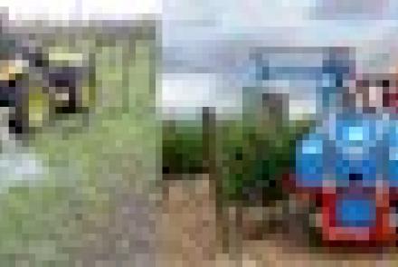 INTIA organizó una jornada para mostrar innovaciones de maquinaria en viña