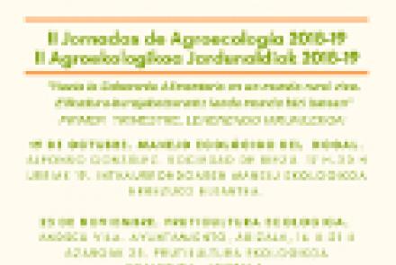 Colaboración de INTIA en las II Jornadas de Agroecología “Hacia la soberanía alimentaria en un medio rural vivo”